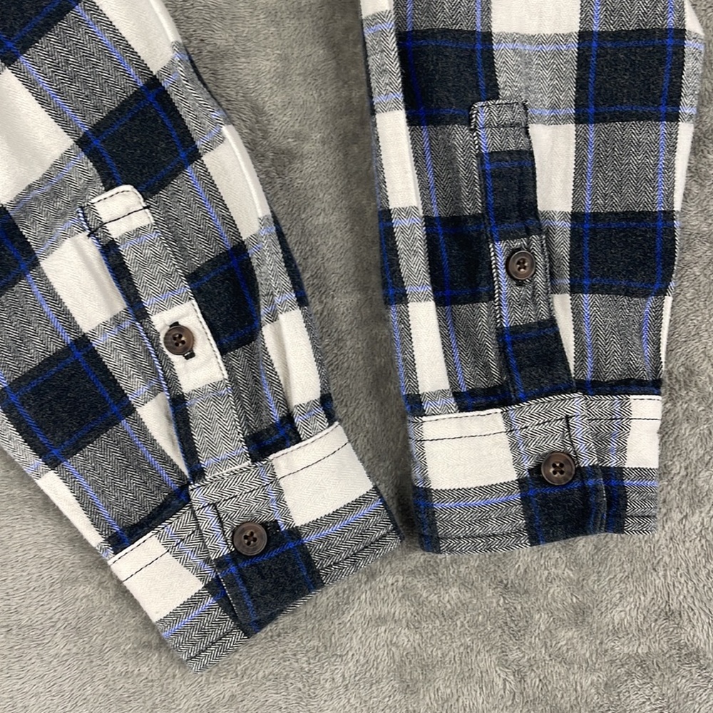 Duluth Trading Co Women's Plaid Button Down Shirt Long Sleeve Size Large - Picture 4 of 8